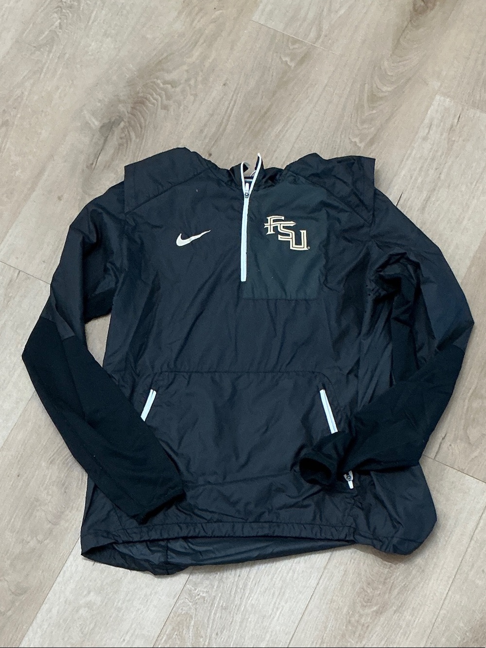Nike Black Pullover with Gold FSU Logo